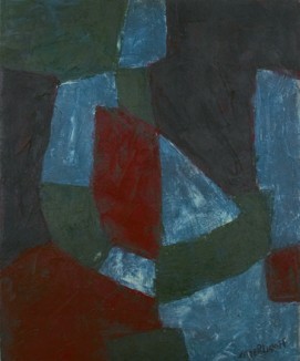 Composition rouge bleue verte - 1959